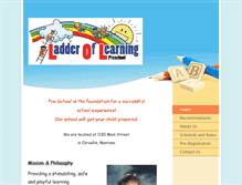 Tablet Screenshot of ladderoflearning.com